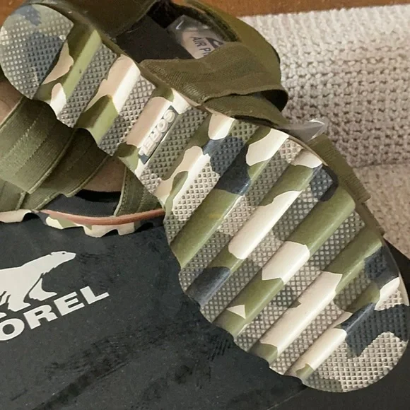 Sorel Women’s Joanie Gladiator ll  Olive Green Wedge Sandals Size 8 - Picture 8 of 8